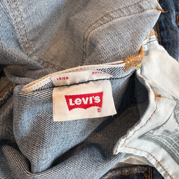 Levi's 501 White Oak Cone Denim Slim Button Fly Jeans- W28/28 - Picture 7 of 9